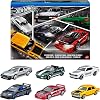 Hot Wheels Street of Japan Multipack, Toy Vehicles, Mini Cars, 6-Piece Set, Ages 3 and up, Multi JBY77