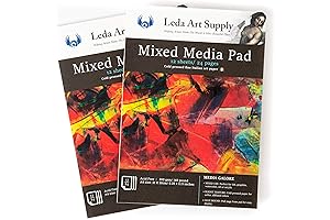 Leda Art Supply Mixed-Media Sketch Pad: Unleash Your Imagination on Every Page