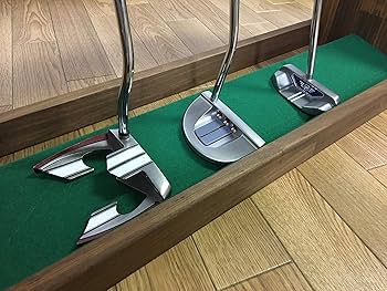 ①ウッドワークス　ゴルフクラブスタンド パターラック10本用　ブラウン　組立済 Amazon | 日本製 ゴルフクラブスタンド パター10本用 【色