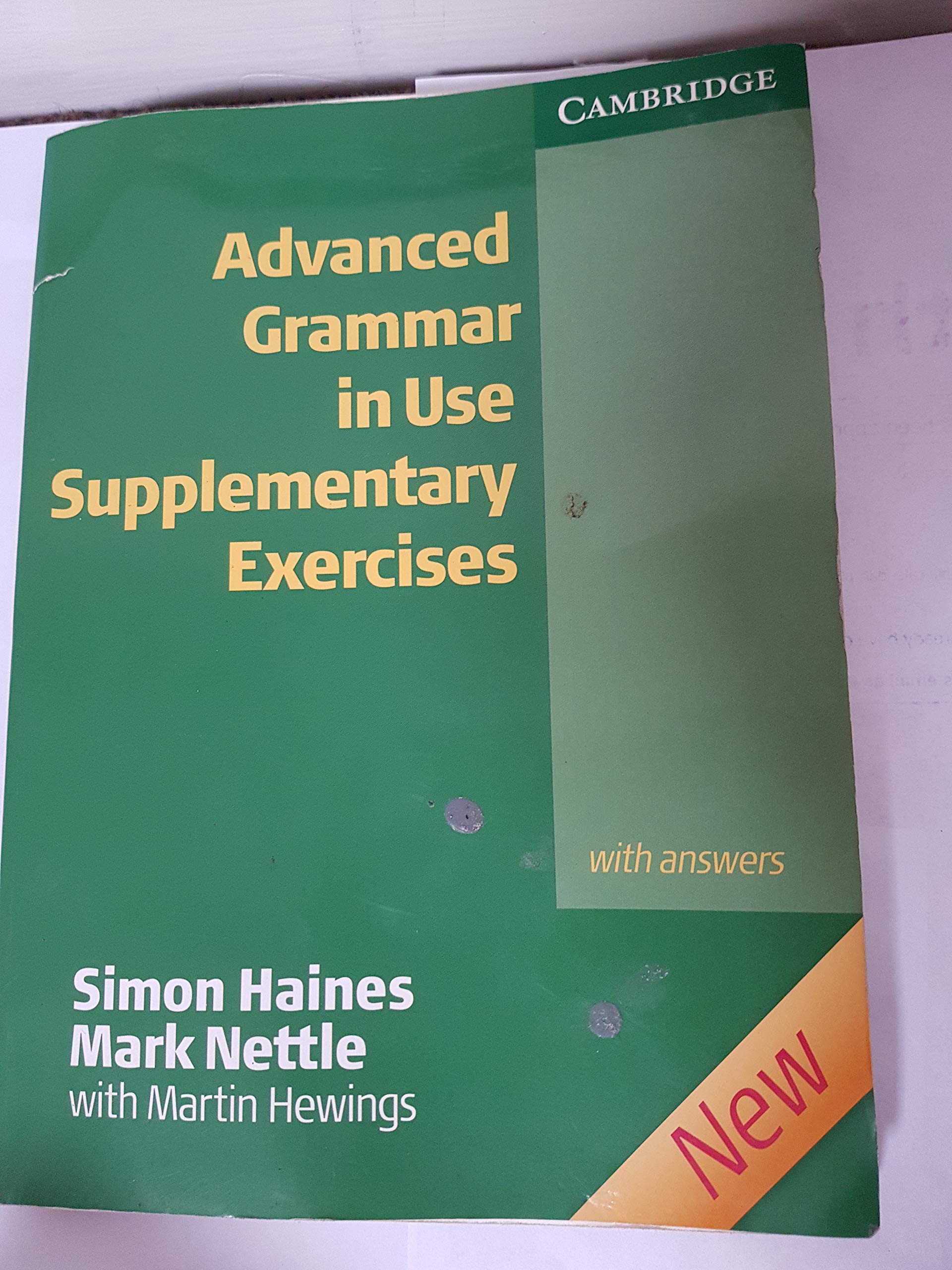 Advanced Grammar in Use Supplementary Exercises with Answers