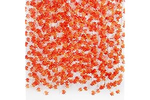 Fall Leaf Garland for Room Decor, Artificial Maple Leaves, Autumn Hanging Vines