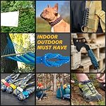 XiaZ Reflective Paracord Rope 850Ib, 50/100/200/1000ft 4MM 11 Strand para Cords Lanyard Utility Parachute Cord for Tent Camping Hiking Survival Tactical Clothesline DIY Projects, Blue 100FT