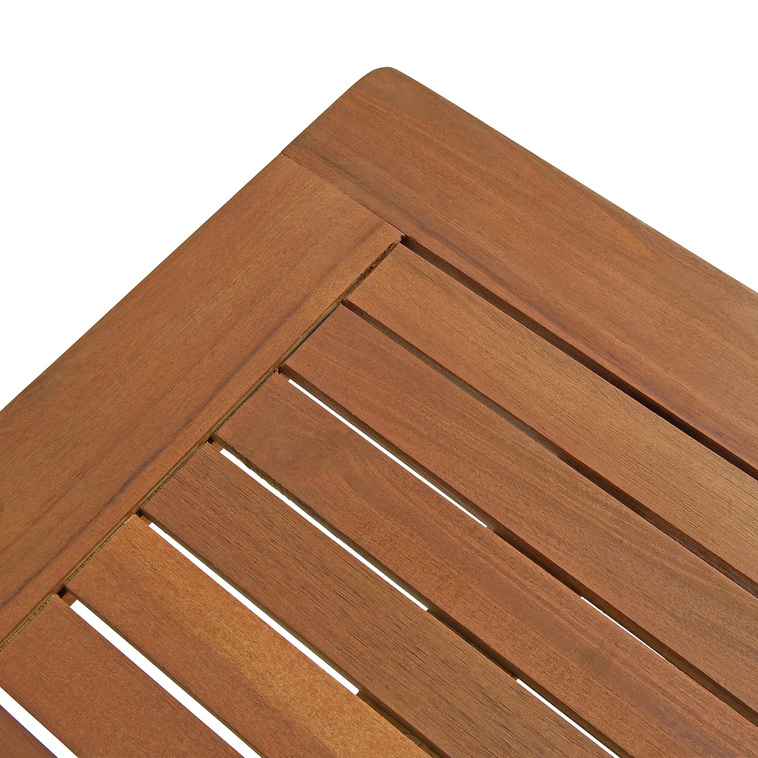 ESTEXO Gartentisch Holztisch Tisch Balkontisch Akazie Holz Esstisch Gartenmöbel Eckig