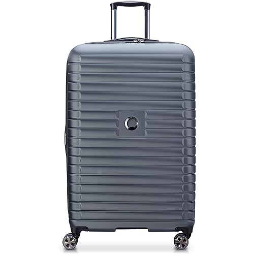 DELSEY PARIS Cruise 3.0 Hardside Expandable Luggage with Spinner Wheels, Graphite, Checked-Large 28 Inch
