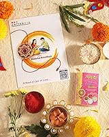 Vista 6 de Set of 2 SuperHero's Rakhi for Brother with Raksha Bandhan Greeting Card Roli Chawal Tika - Raksha Bandhan Rakhi for Small Brothers Rakhi for