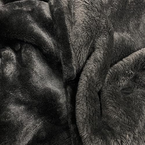 Miniatura 2 de Manta de forro polar, tamaño individual, extra cálida, gruesa, suave, cálida, acogedora, de lujo, una capa de felpa de 500GSM para todas las