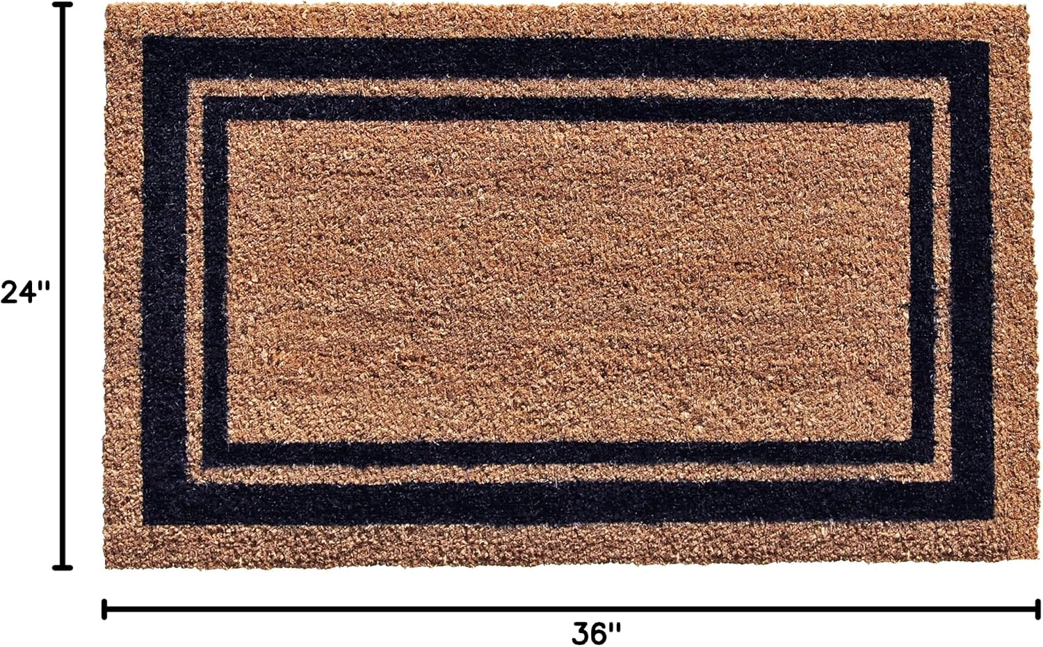 Calloway Mills Border Doormat 24" x 36" (Dark Blue)