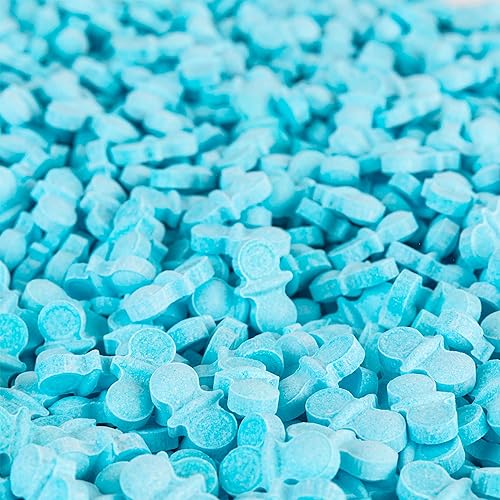 Miniatura 7 de Chupete de caramelo sabor frambuesa azul con sabor a fruta, 2.2 libras, a granel, más de 1300 piezas, ideal para baby shower, cumpleaños y