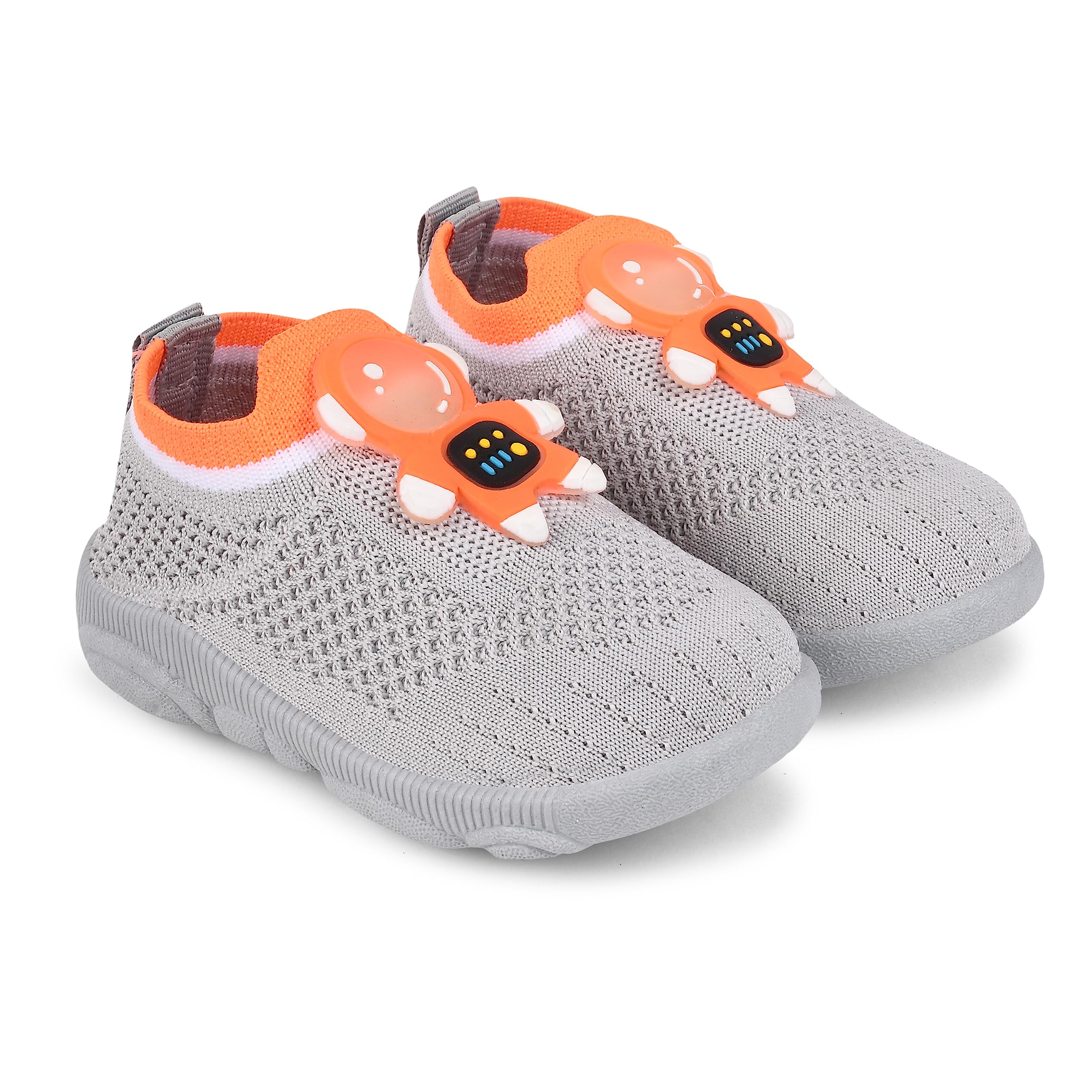 Kats Kids Chu-Chu Sound Musical Slip on First Walking Shoes for Baby Boys and Baby Girls Age 9-24 Months