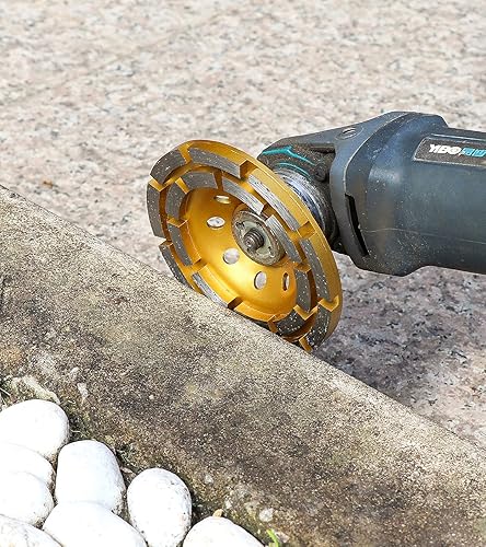 Miniatura 7 de Muela abrasiva de diamante para molienda de hormigón, piedra, cemento, mármol, roca, superficie de granito, limpieza agresiva de pulido angular