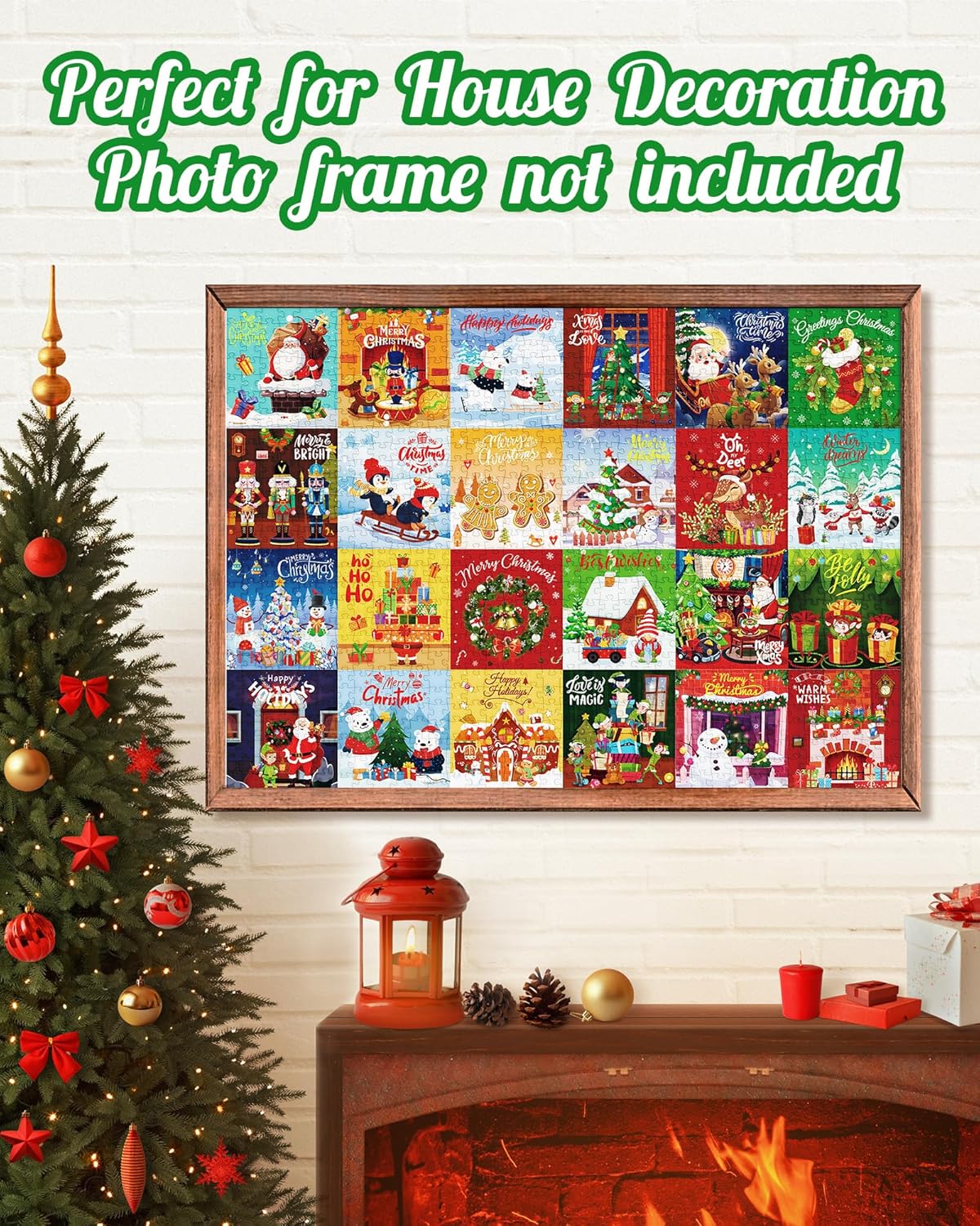 D-FantiX Puzzle Advent Calendar 2026 for Adults Kids, Christmas Jigsaw Puzzles 24 Days Countdown Calendars for Boys, Girls, Teens, 1008 Pieces Winter Xmas Holiday Vintage Puzzle Gift Decoration