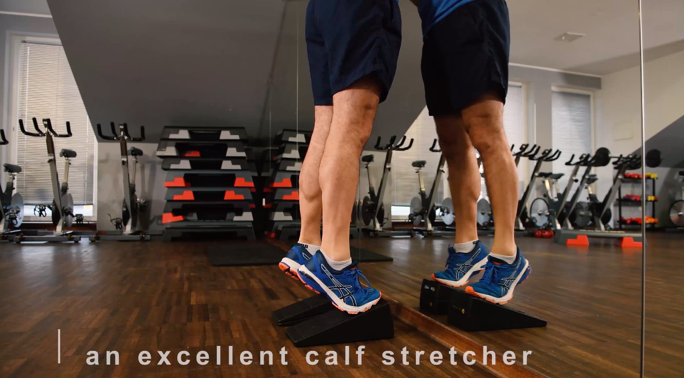 Strongtek Calf Raise Block Squatting Heel Wedge Block Pair Non | Seychelles