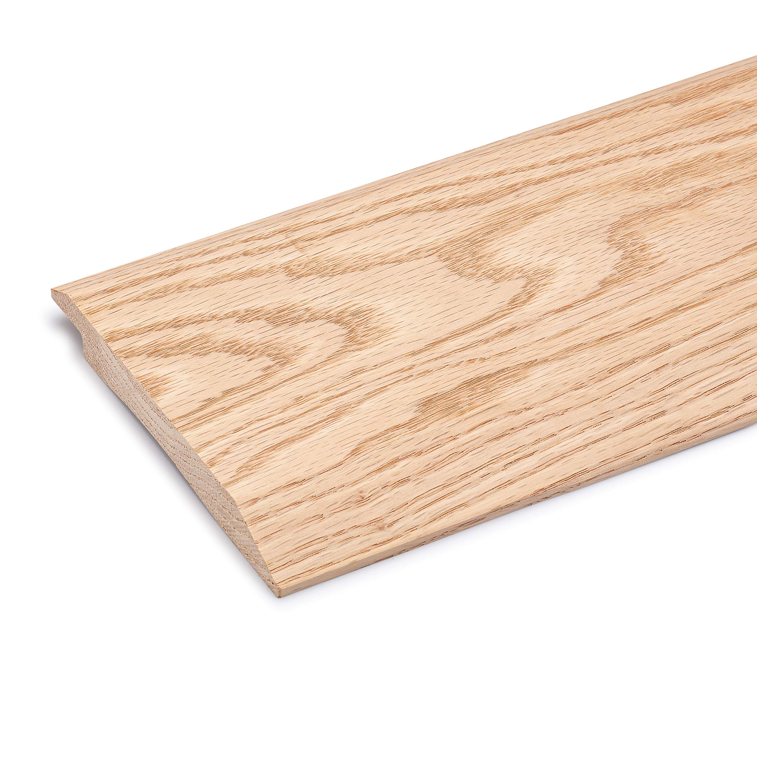 36" Long Unfinished Oak Overlap Threshold 5" Wide x 5/8" Thick with Overlap 5/16" Tall