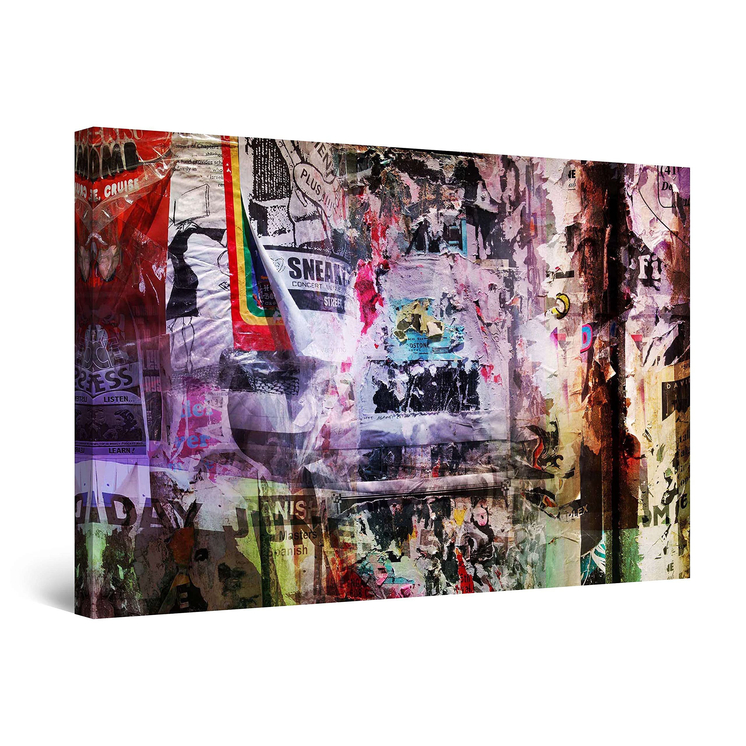 Amazon.co.jp: Startonight キャンバス ウォール アート - コラージュ