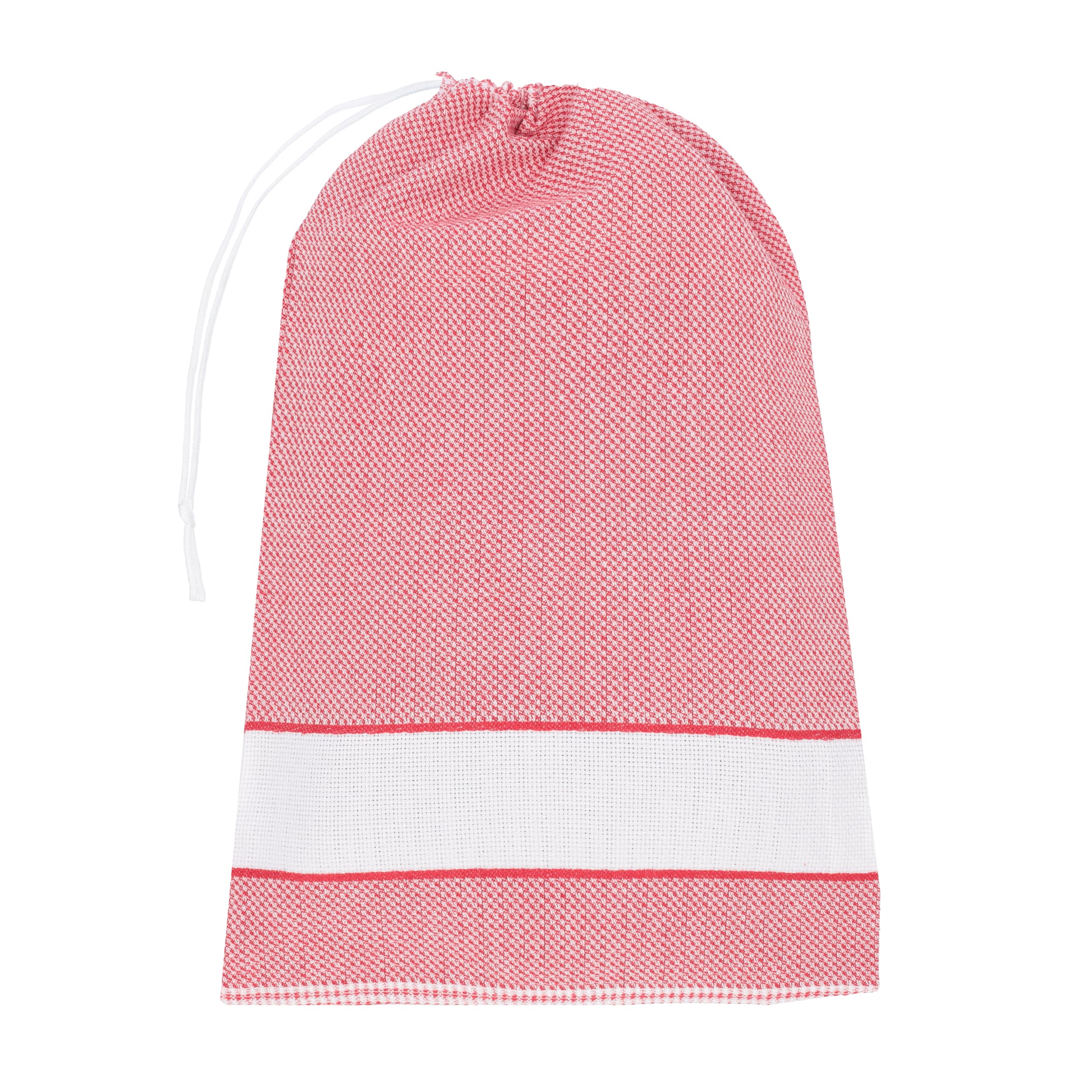 EMMEBi Nursery Bag for Embroidery with Cotton Aida (Red Aida), One-size