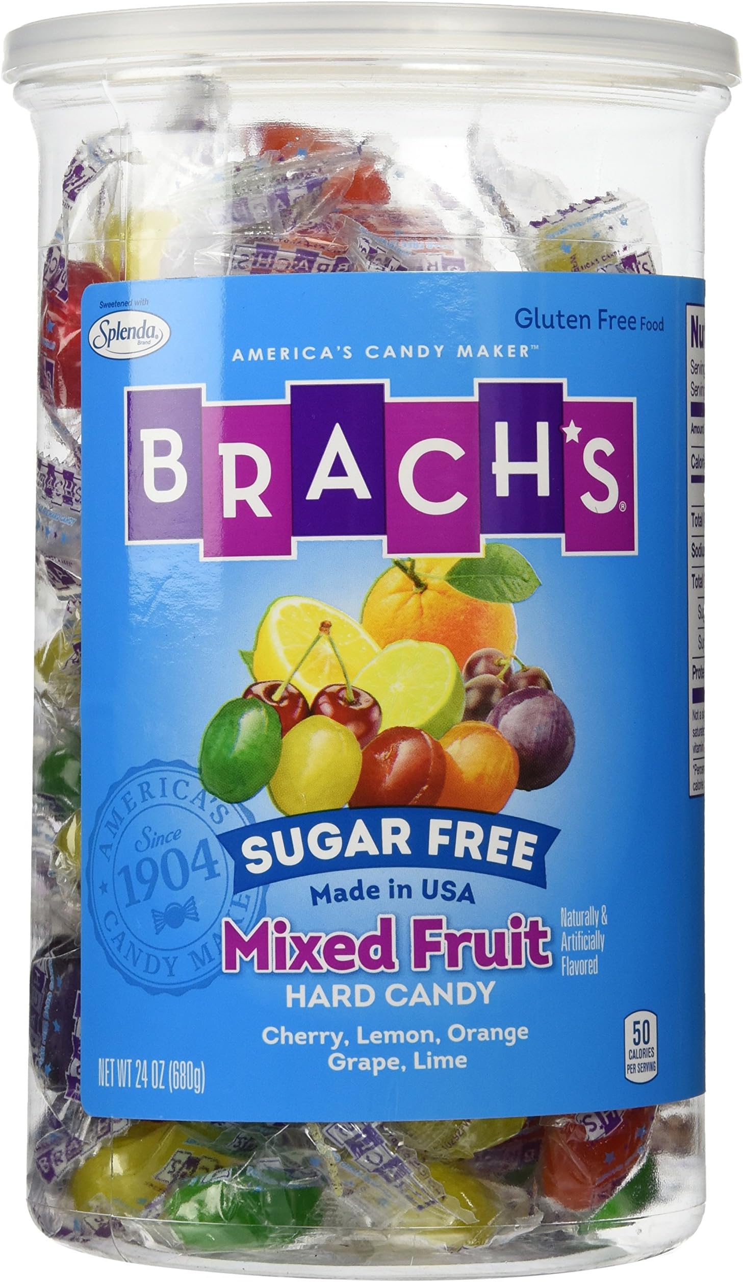 Brach's Sugar Free Mixed Fruit Hard Candy, 680 g