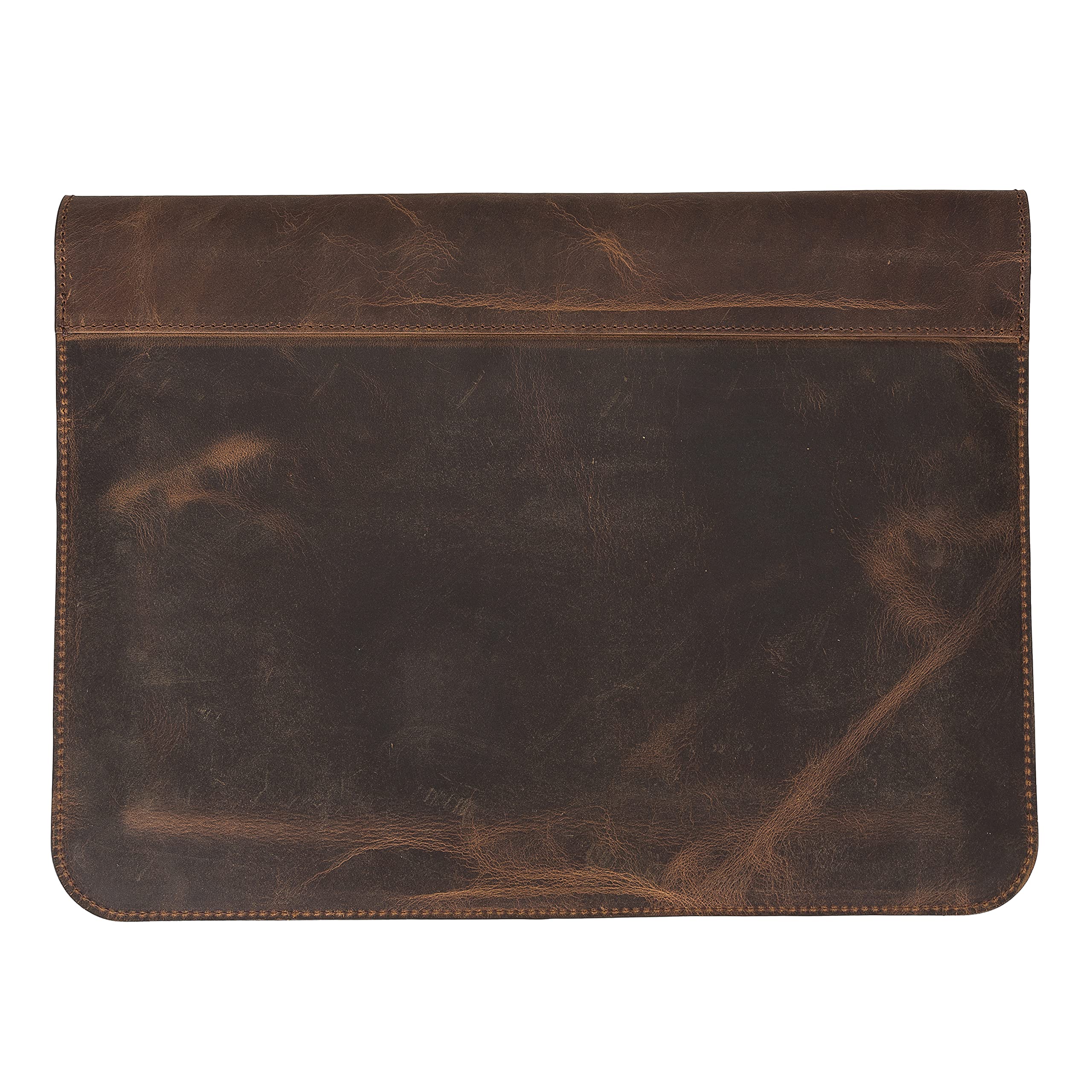 Solo Pelle MacBook Pro 13 und 14 Zoll & Air Retina 13 Zoll Retina, Air M1 Pro Ledertasche Case Hülle Montana für das Apple MacBook Pro 13" Inch aus echtem Leder (Vintage Braun)