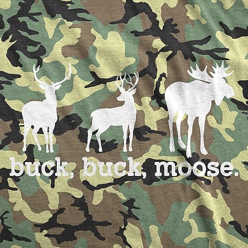 Miniatura 2 de Buck Buck Moose - Camiseta de camuflaje divertida para chicos de caza de ciervos