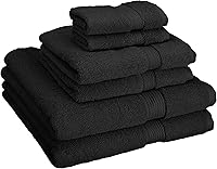 Vista 14 de Superior Toalla sólida de algodón egipcio, 6 piezas, juego de 6 piezas, amatista