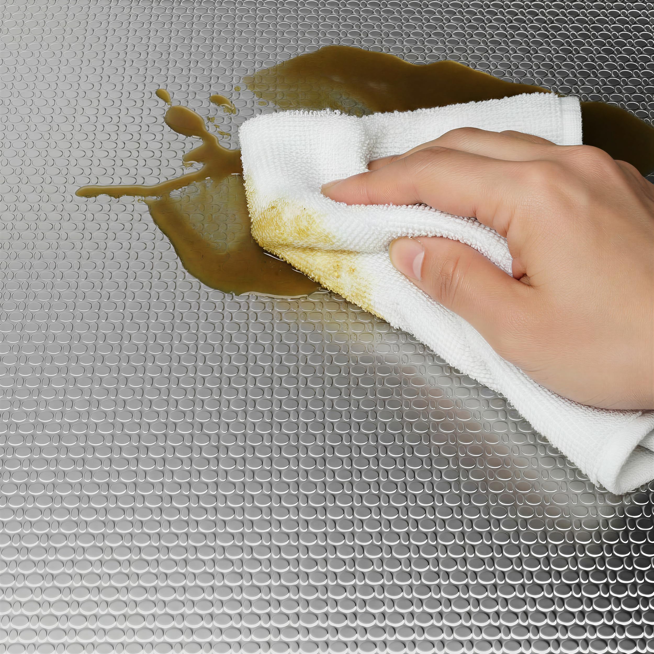 SIRHONA Evier Cuisine en Acier Inoxydable 70x48cm, avec Panier égouttoir, Passoire triangle, Lavabo Cuisine pour Meubles, avec Dernier Siphon et Trop-plein, Argent