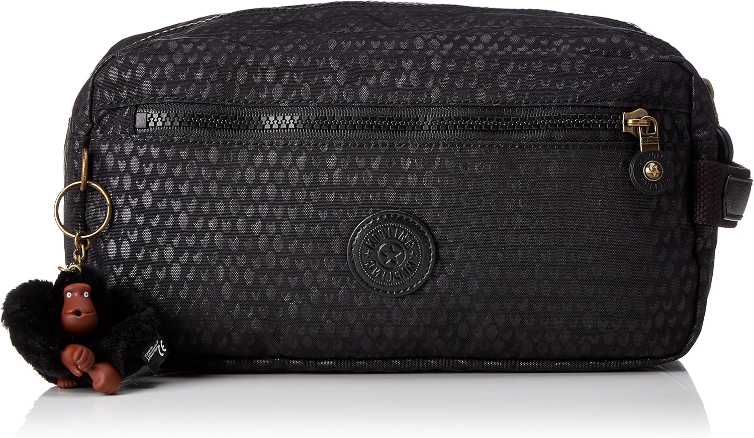 Kipling AGOT Toiletry Bag Black Scale Emb (Black