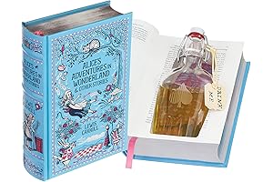 Alice In Wonderland Drink Me Flask Hollow Book
