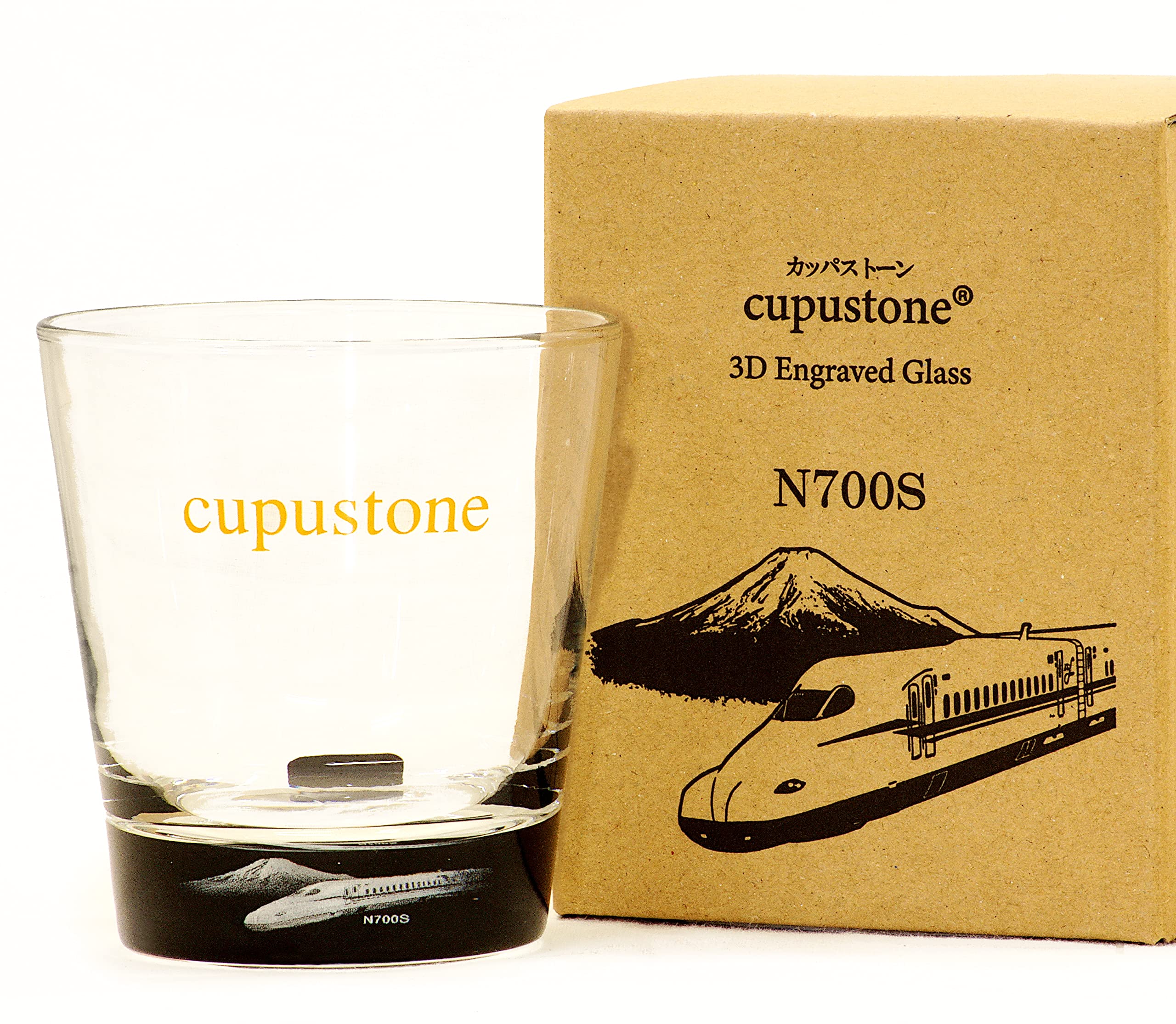 Amazon.co.jp: 新幹線N700S カッパストーン グラス 側面から見える鮮明