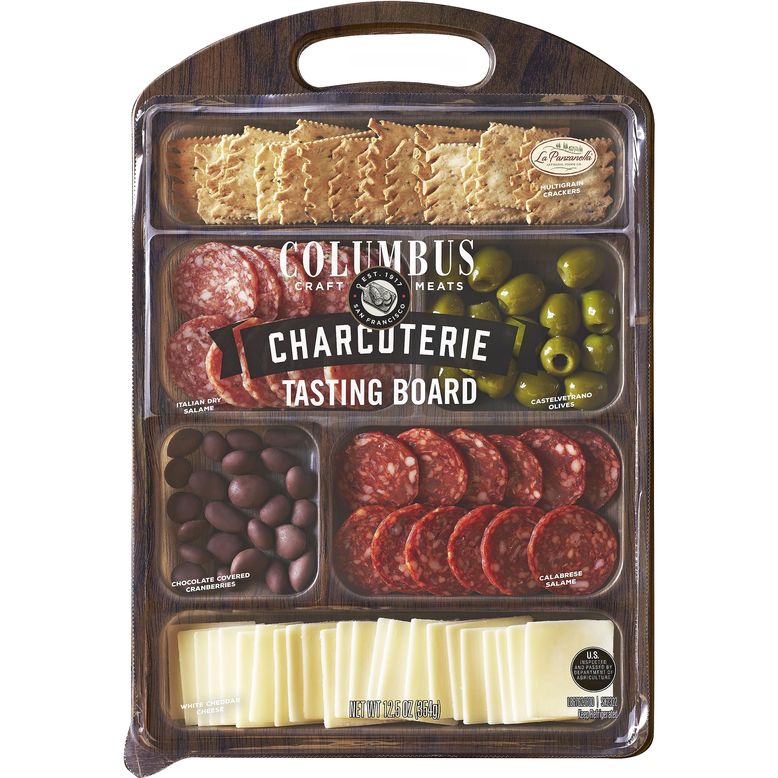 COLUMBUS Charcuterie Board, Gourmet Meat and Cheese Tray