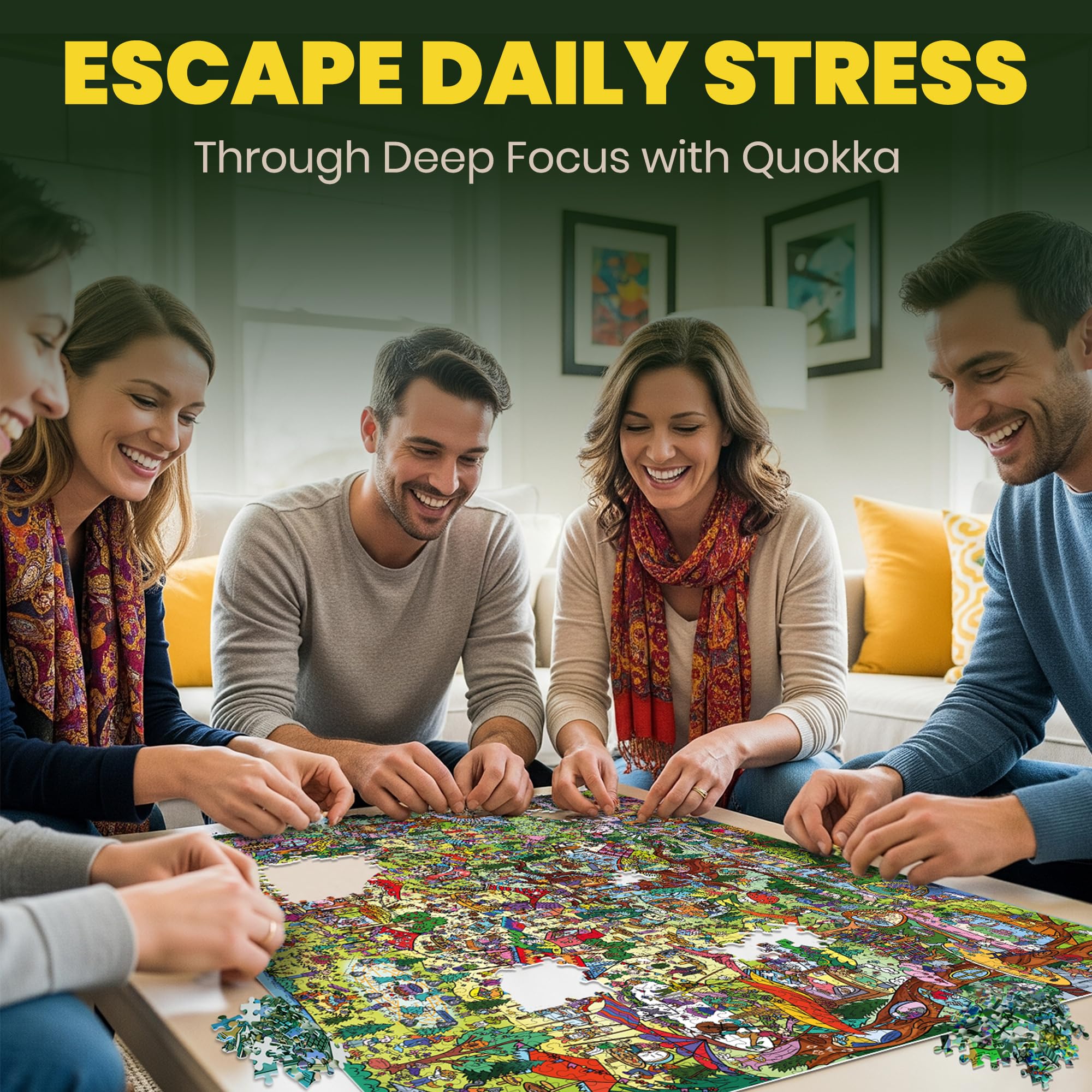 Amazon.com: QUOKKA 1000 Piece Puzzle for Adults – 223 Hidden