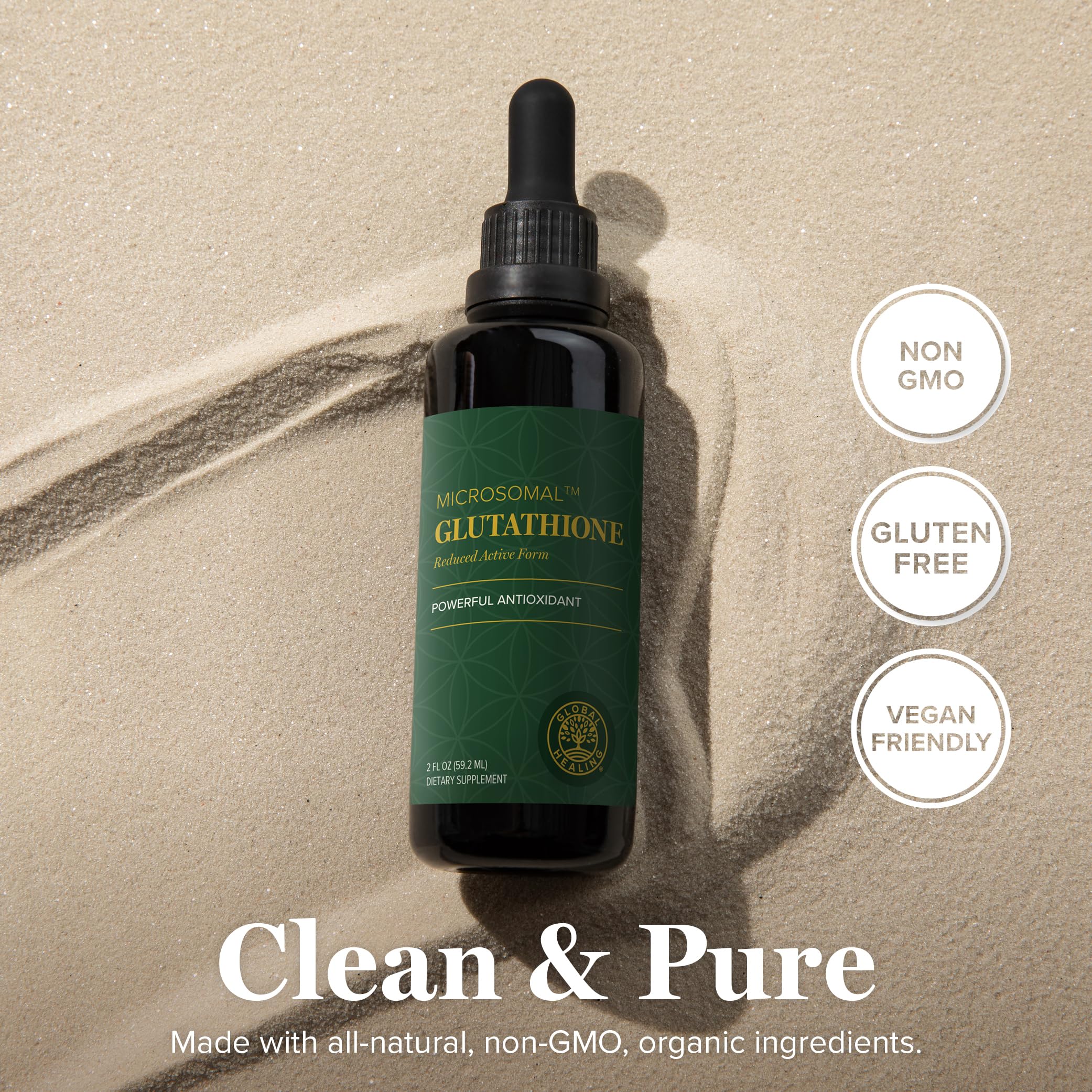 Global Healing Glutathione Supplement – Microsomal L‑Glutathione (Reduced)  250mg – Antioxidant Microsomal Technology is More Bioavailable for Your  Body Than Liposomal Glutathione : Amazon.co.za: Health & Household