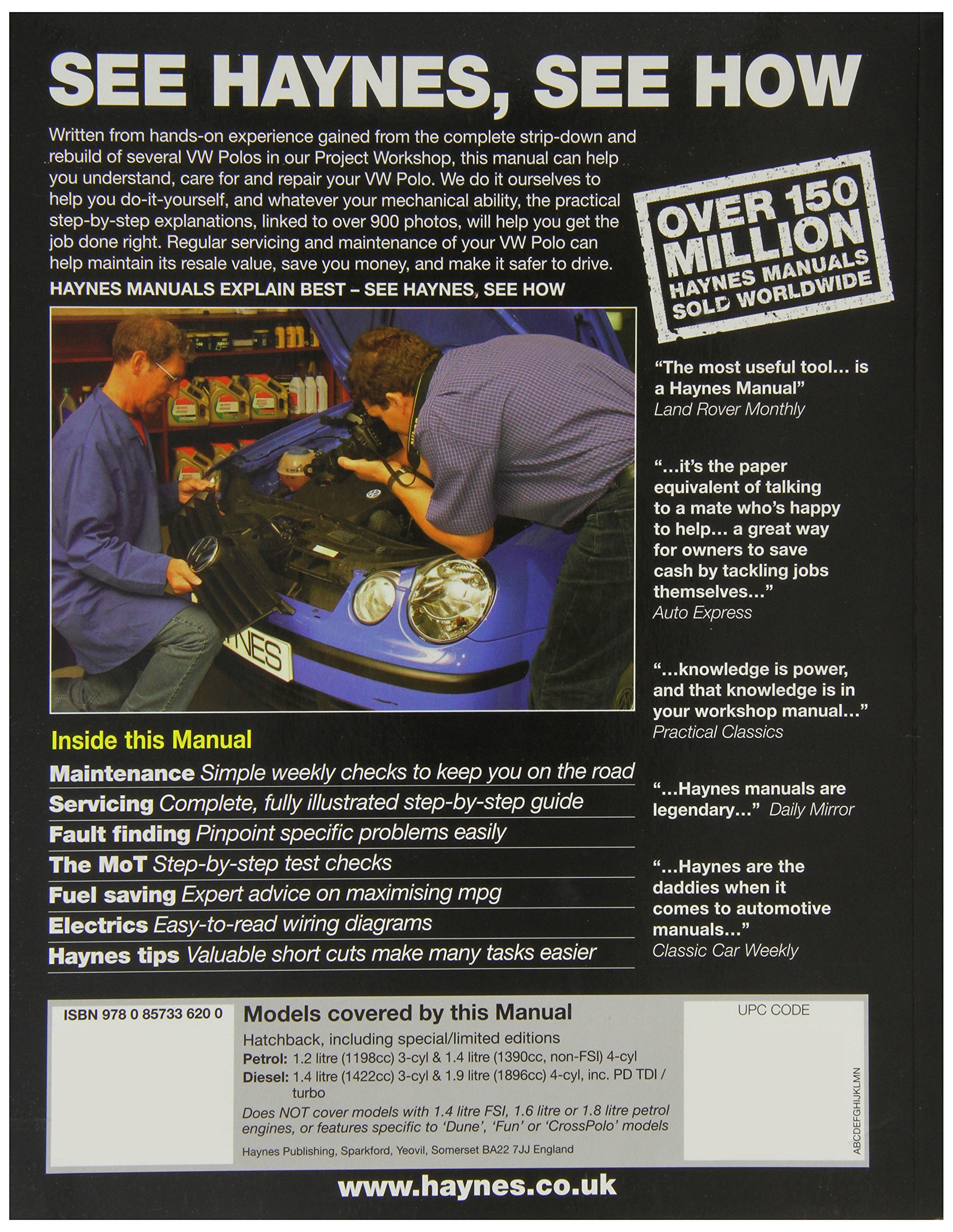 Haynes – 4608 Coche Servicio de Mantenimiento y reparación Manual