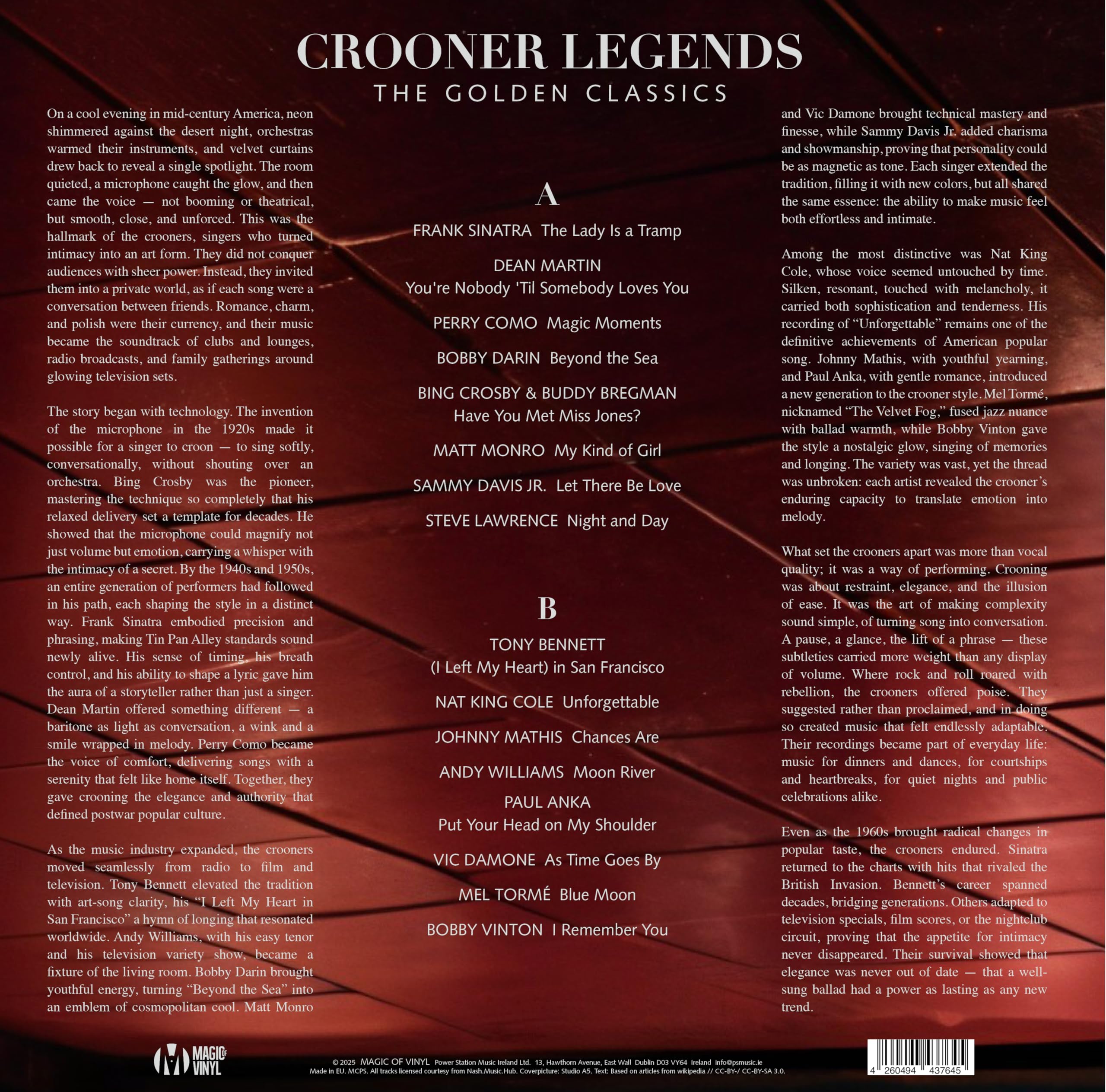 Crooner Legends - The Golden Classics - Limitiert - 180gr. Swirl - Color In Color