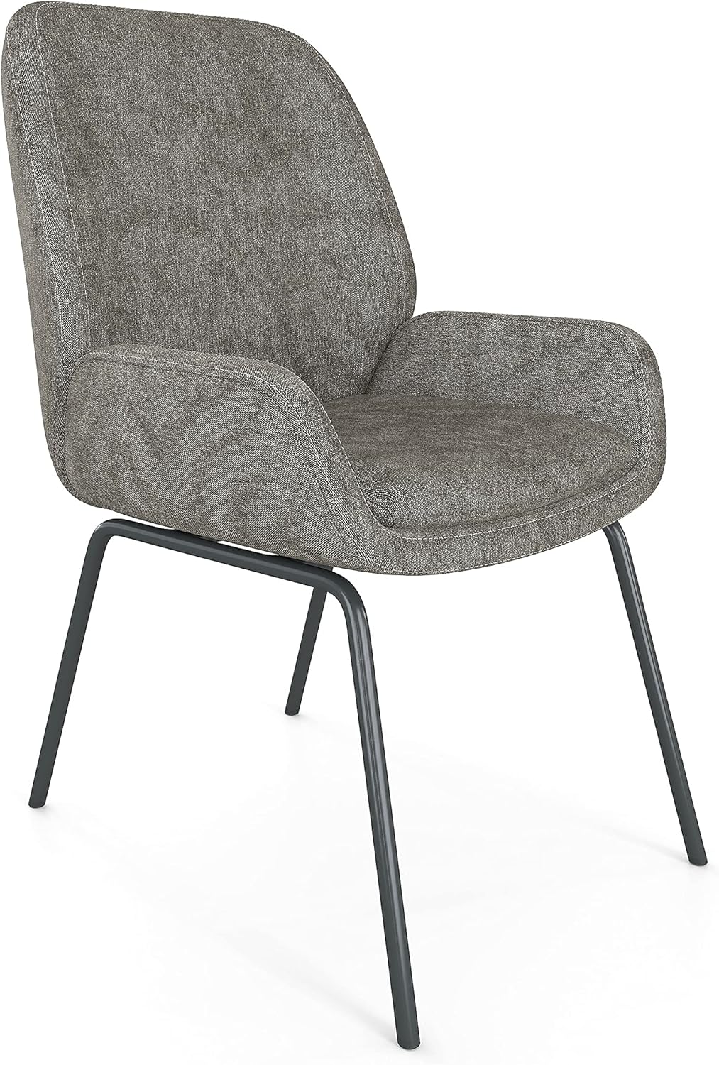 Union & Scale UN56944 Prestige Fabric Guest Chair, Gray (UN56944)