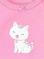 Vista 4 de Simple Joys by Carter's Paquete de 6 mamelucos de manga corta para bebé niña