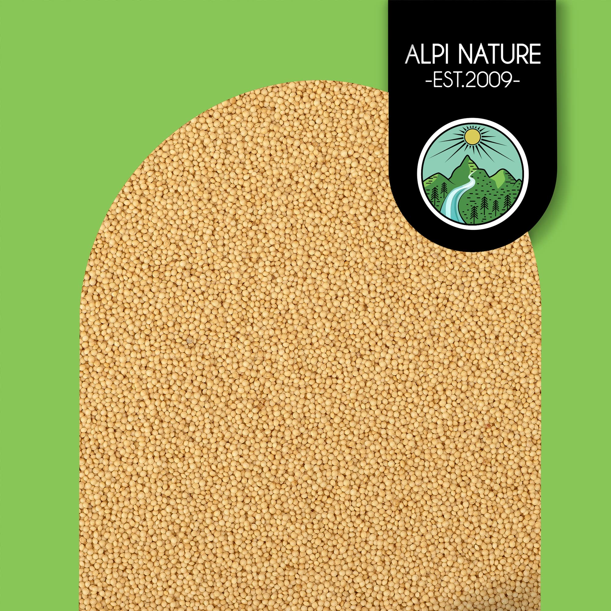 Alpi Nature Amaranto Orgánico en Grano 500g, Semillas de Amaranto Enteras y Crudas, sin Azúcar ni Gluten