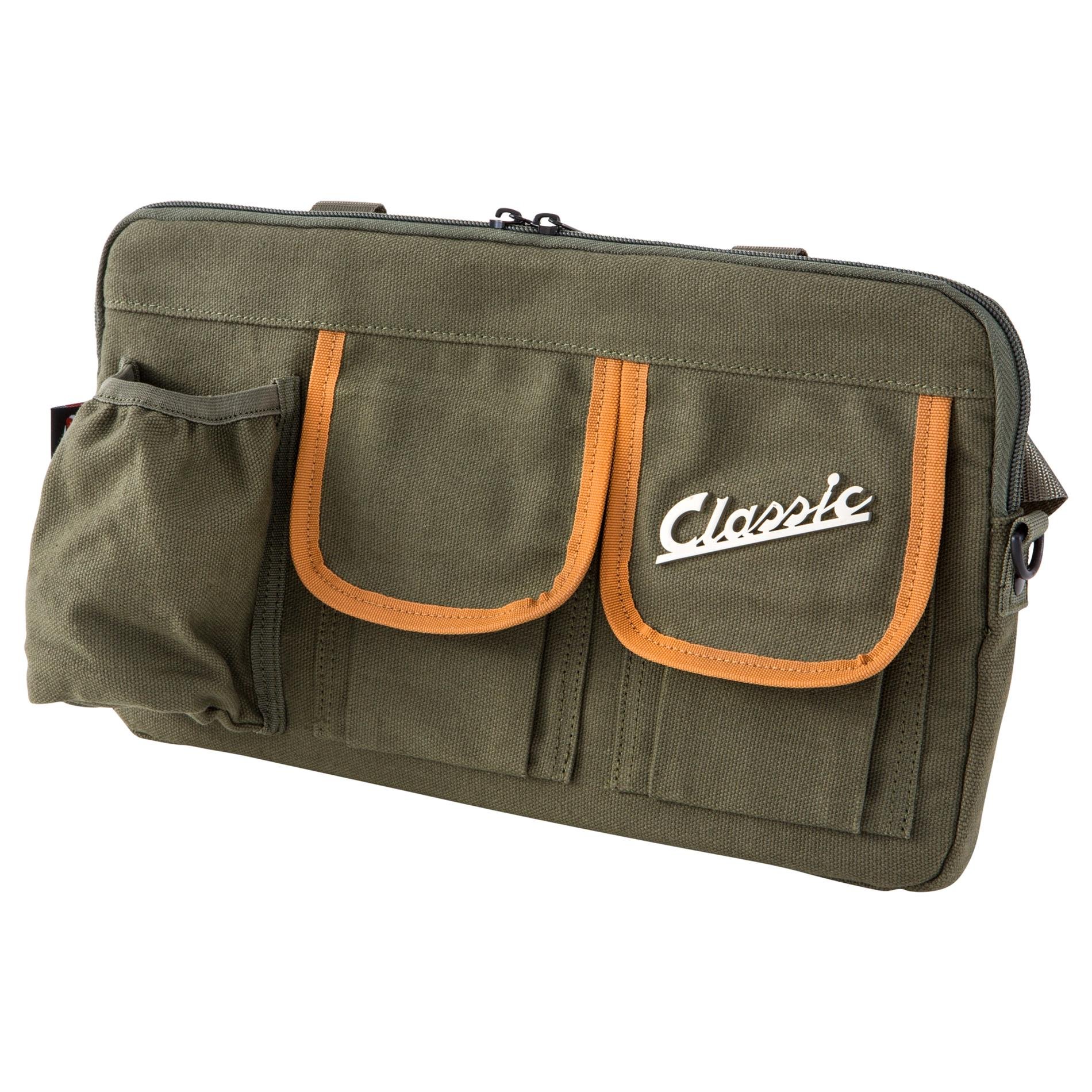 Tasche SIP Classic, für Gepäckfach/Handschuhfach, für Vespa 360x210x30 mm, Canvas, Olive