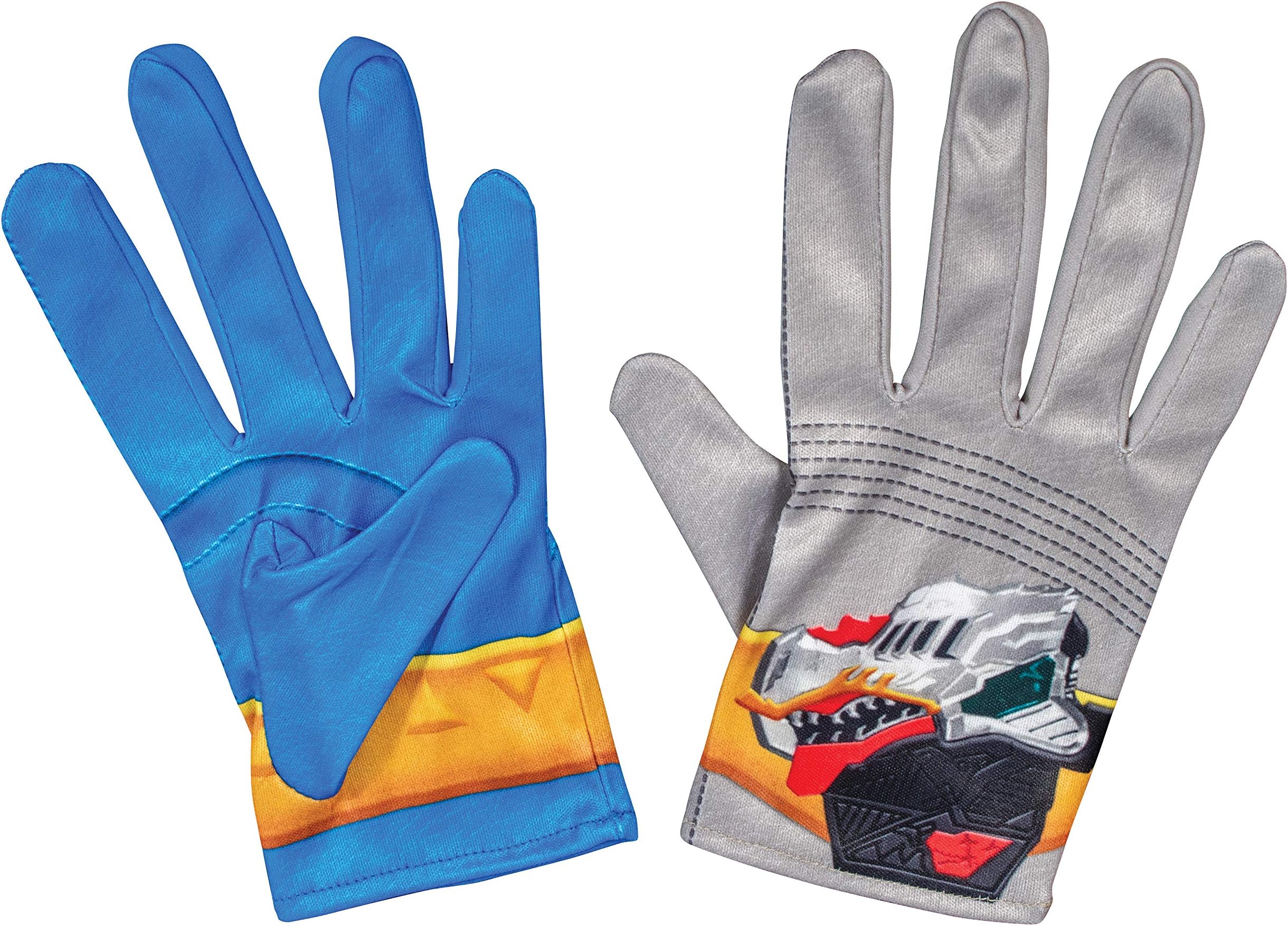 Power Ranger Gloves for Kids, Official Power Rangers Dino Fury Costume Accessories, Child Size