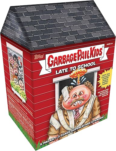 Topps Cubo de basura 2020 Serie 1 para niños: caja de valor "Late to School