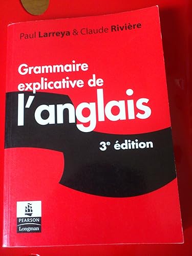 Grammaire explicative de l'anglais