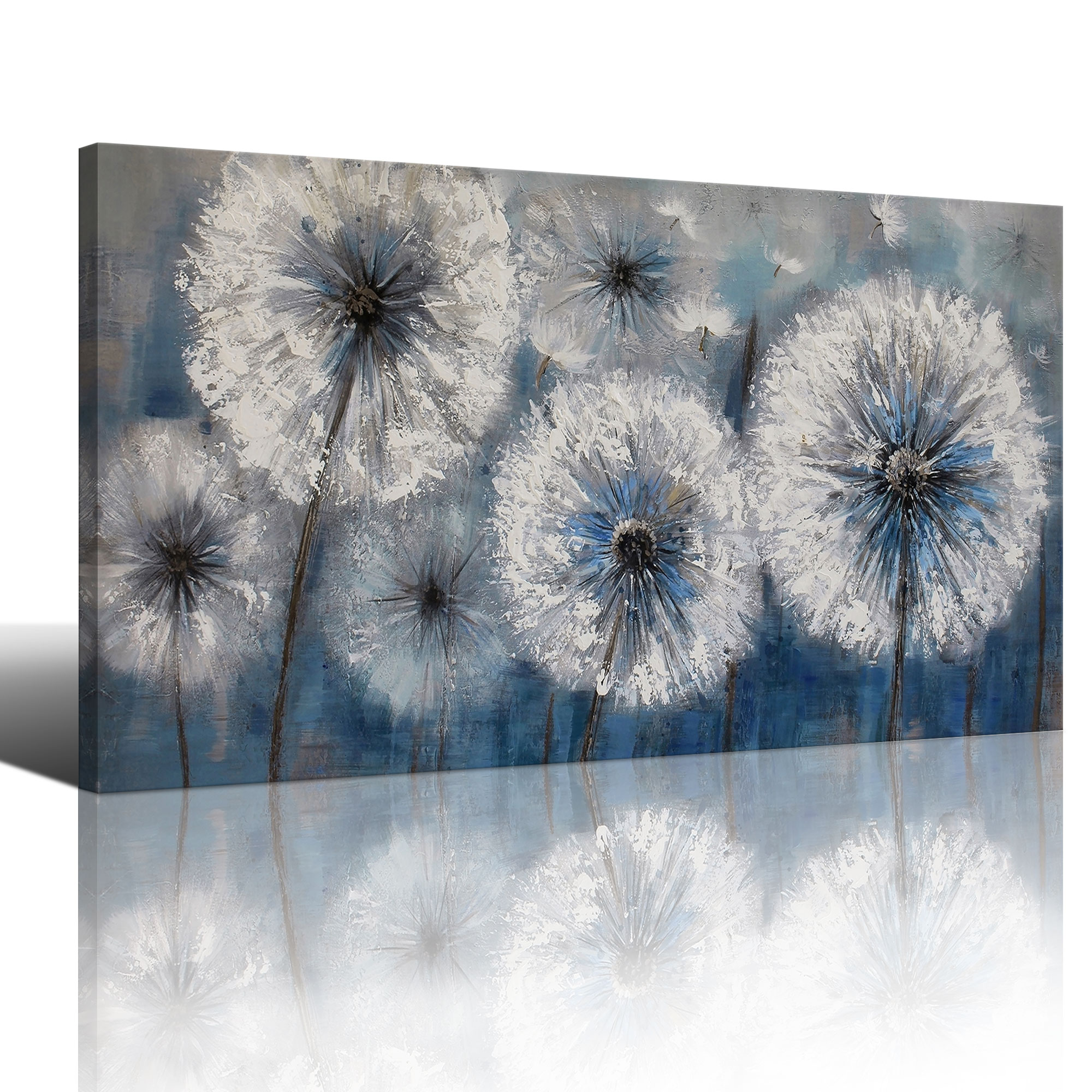 Amazon.com: Dandelion Painting Wall Art Canvas Print Picture for