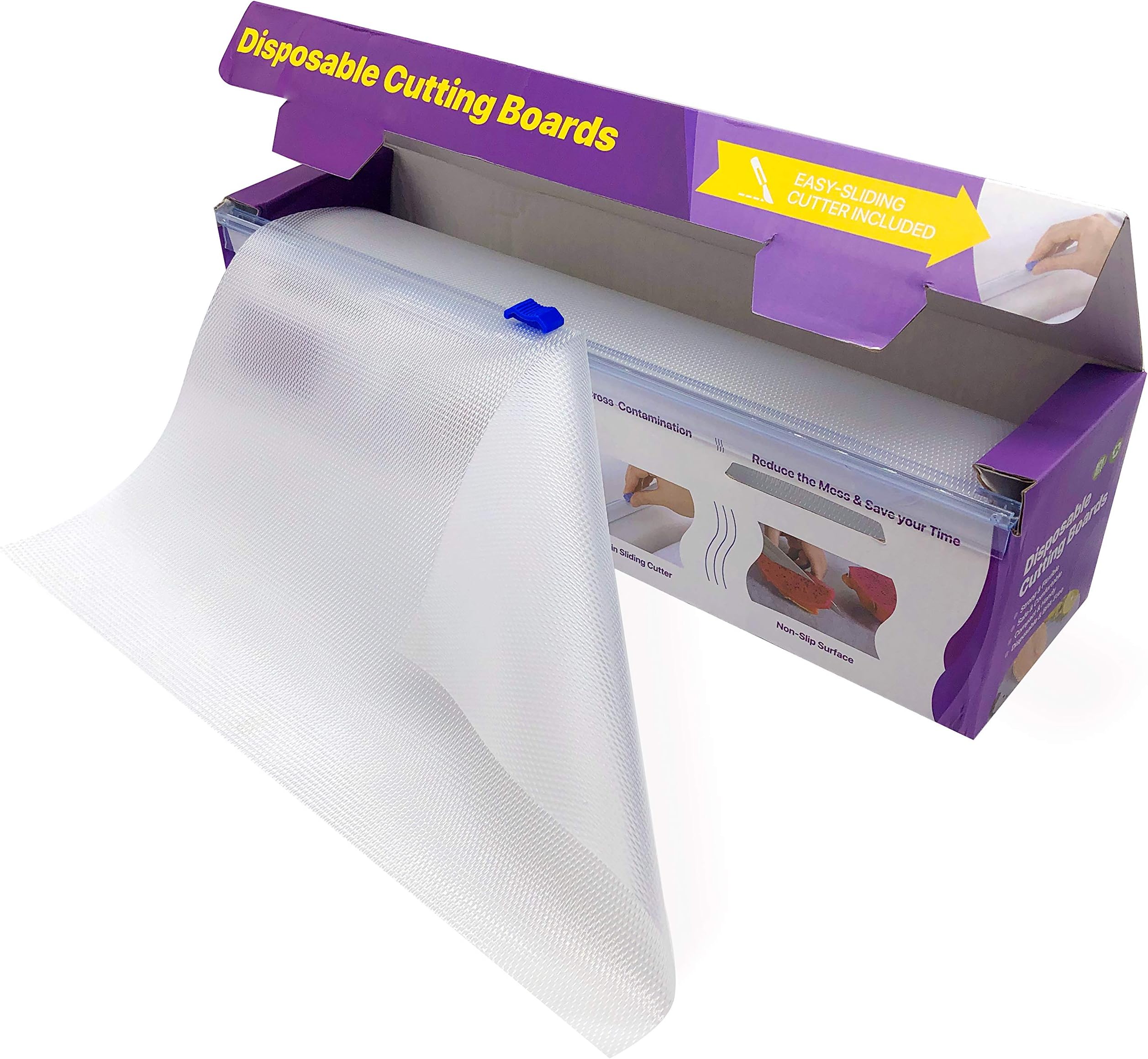 Disposable Plastic Cutting Board Sheets for BBQ & Camping – Large Flexible Chopping Boards – Cutting Mats for Kitchen and Outdoor 32'