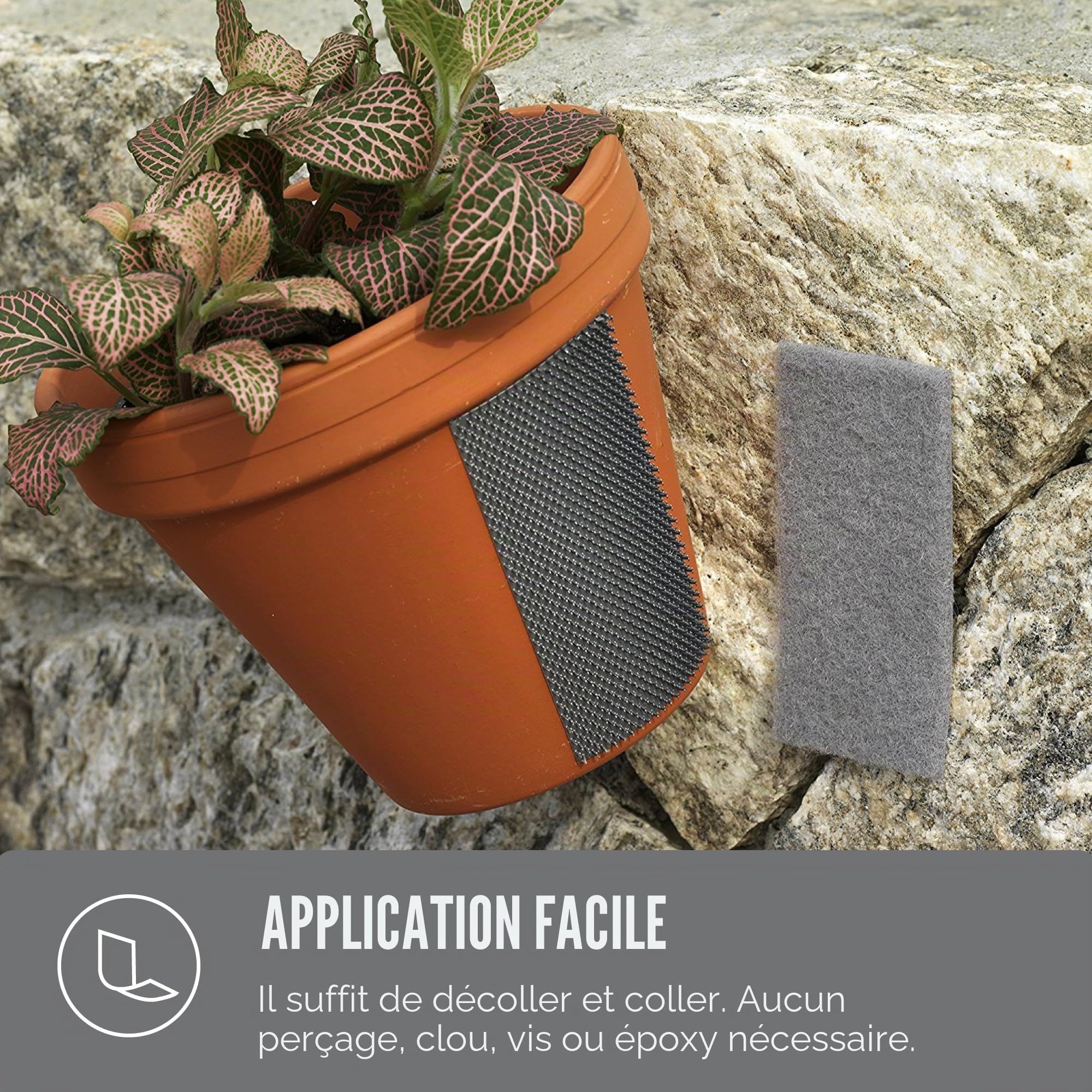 VELCRO Brand Ruban adhésif double face Extreme Outdoor | Peut supporter jusqu'à 6,8 kg sur la brique ou d'autres surfaces rugueuses | Résistant aux UV et aux intempéries | Rouleau robuste de 4,2 m