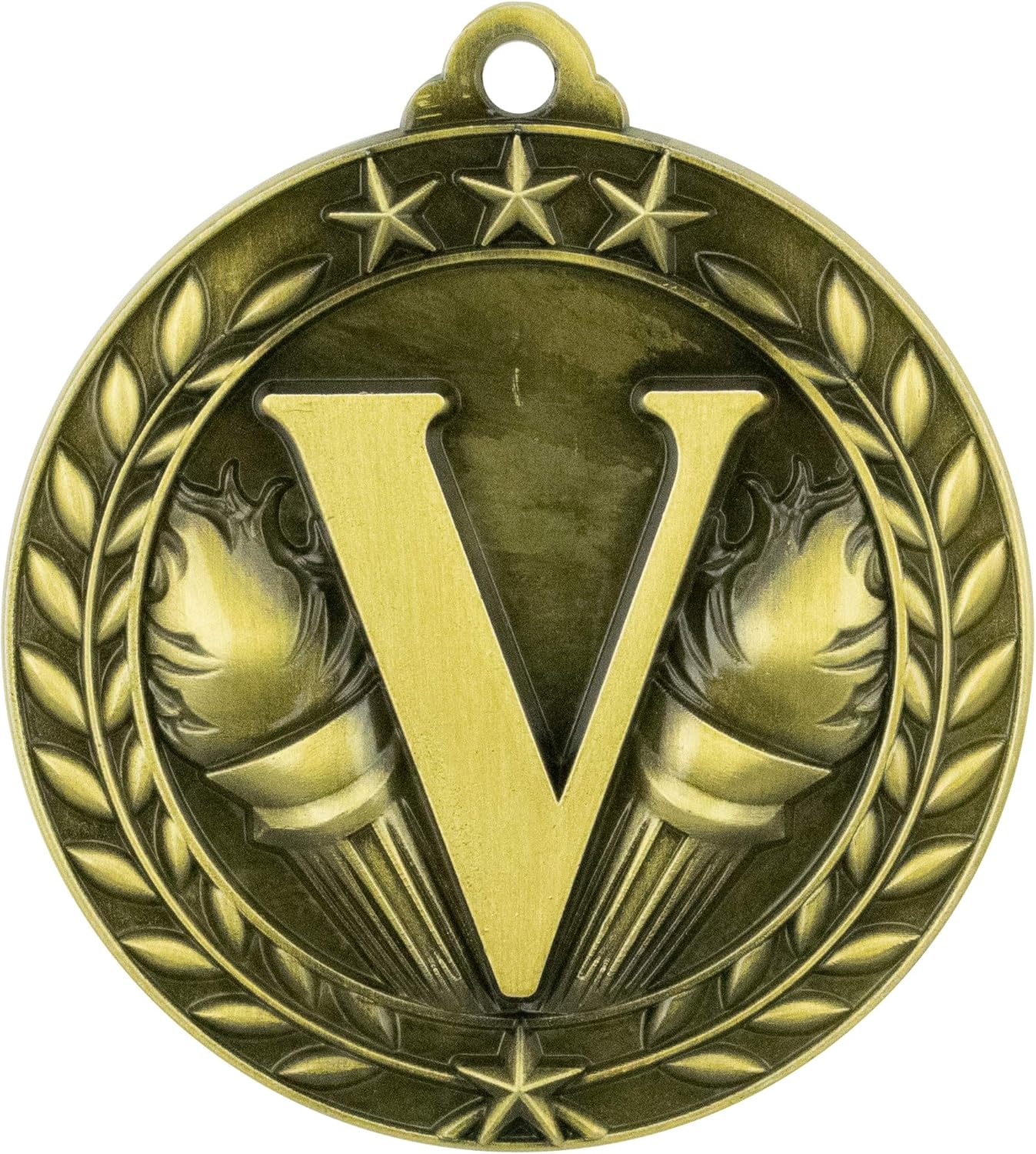 Express Medals Pack of 10 (or More) 1.75 Inch Gold Victory Award Medals Variations with or Without Engraving Personalization Engraved Custom Text Names