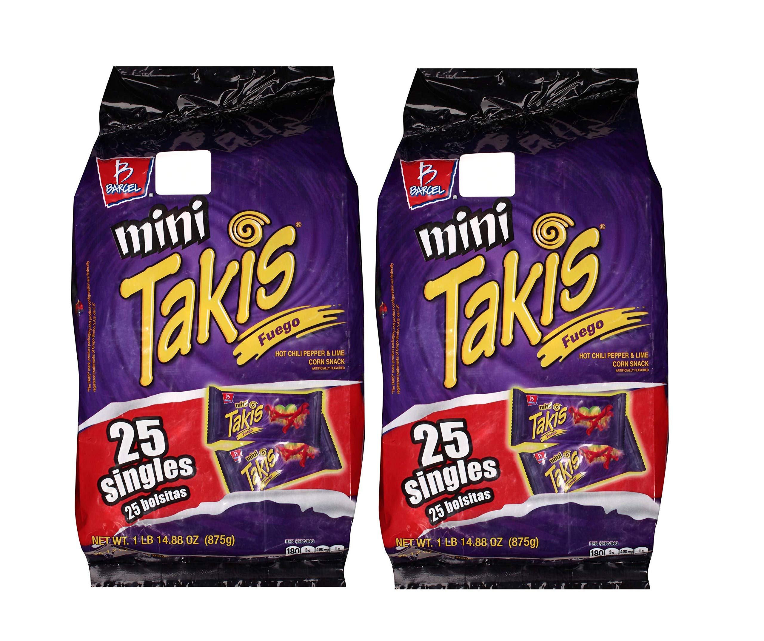Buy Mini Takis Fuego (2 Pack) Barcel Mexican Version Mega Deal Popular