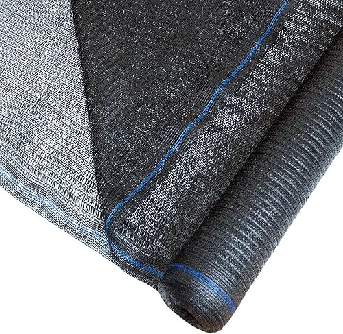 Miniatura 1 de WindscreenSupplyCo Rollo de tela de sombra negra de 6 pies x 100 pies, protector solar 40% de sombra, red resistente a los rayos UV para jardín,