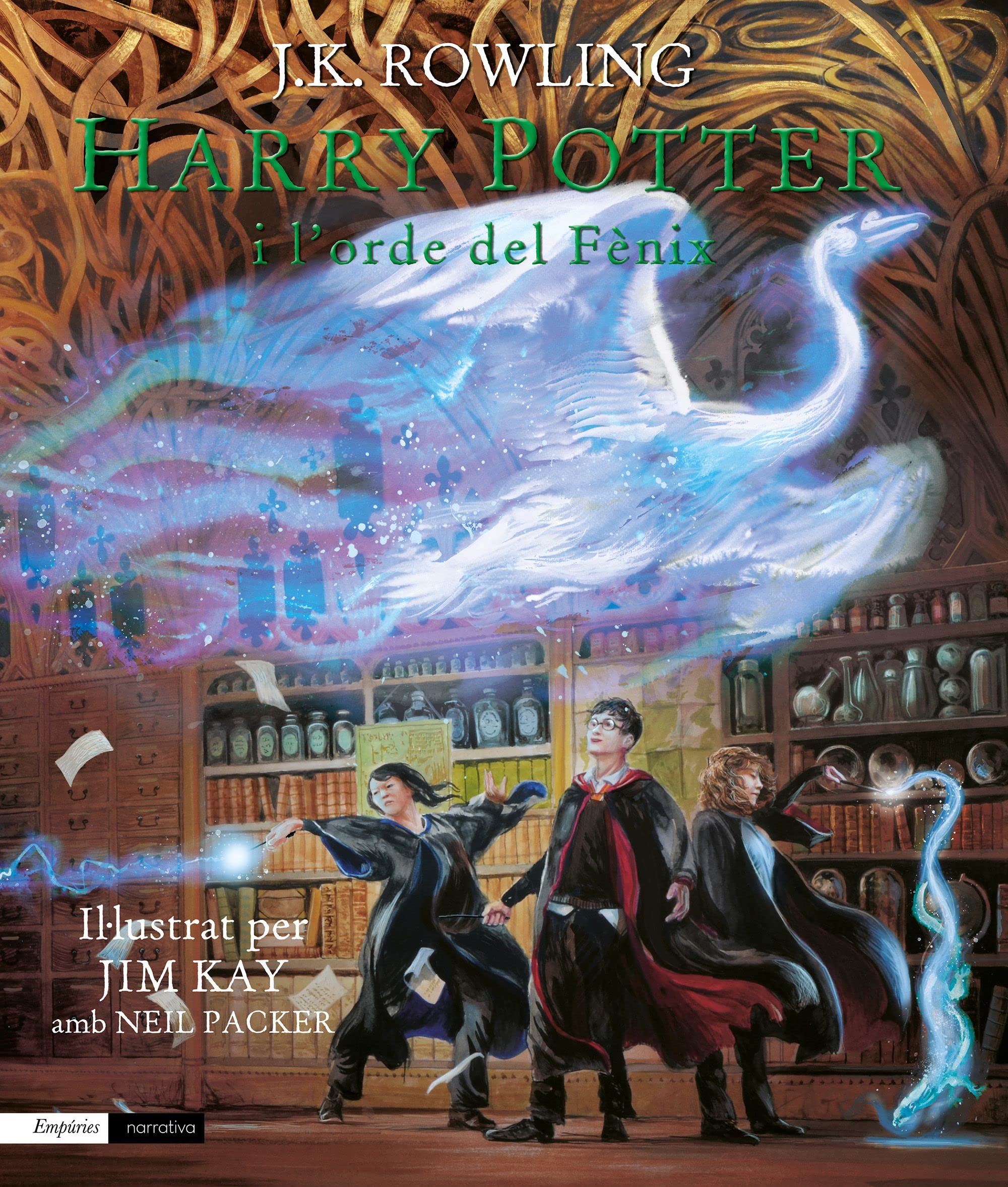 Livre de collection Harry Potter et l'Ordre du Phénix avec les illustrations de Jim Kay