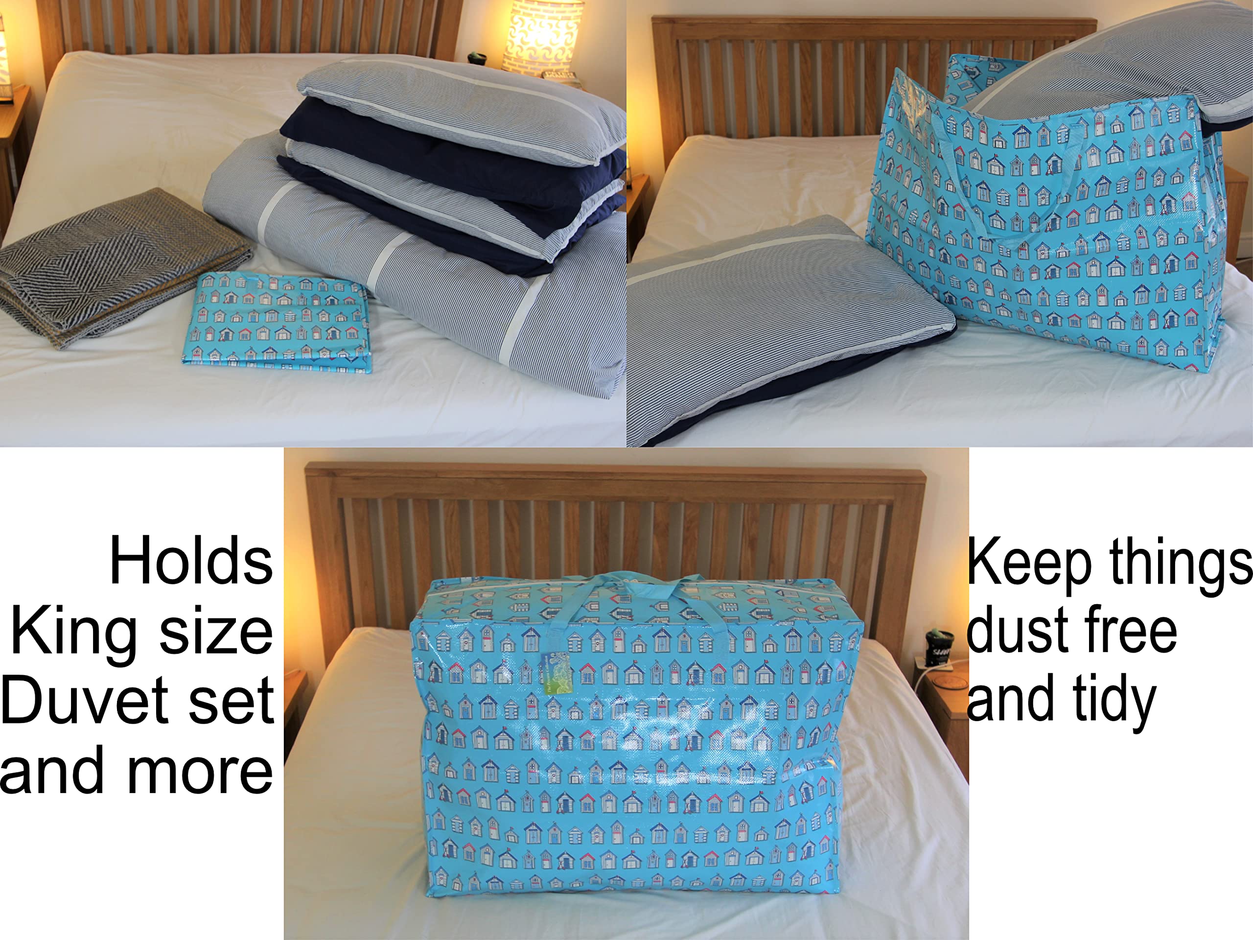 Extra Large Storage Bags Water & Dust Resistant. Double zipped storage bags for toys laundry - Image 3