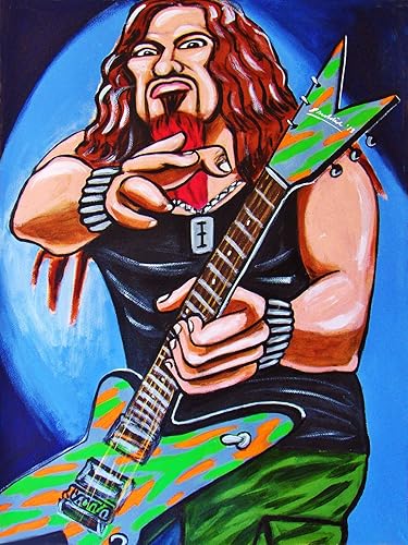 HEAVY METAL MUSIC PRINT POSTER guitar cd lp record album vinyl metal cowboys from hell dean