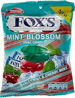 Fox's Crystal Clear Candy Mint Blossom Oval Candy 125g
