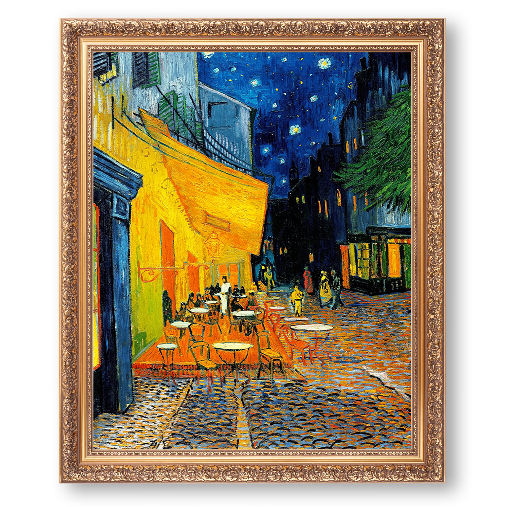 ゴッホCafé Terrace at Night Van Gogh's Cafe Terrace: Bright Yellows & Deep Blues | 1-st Art